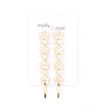 Picture of HAIR GRIPS BEADS FLOWER & PEARLS 7CM